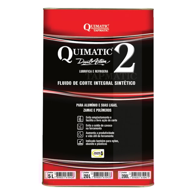 Fluido de Corte Sintético para Alumínio 5 Litros NR 2 TAPMATIC-5ad46146-1bef-42fc-b1fe-f8a9459810e4