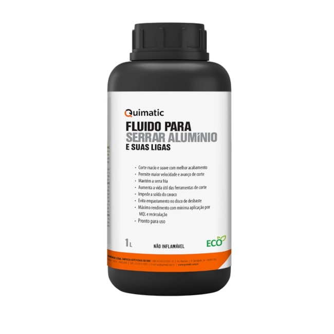 Fluido para Serrar e Usinar Alumínio 1 Litro SA0 QUIMATIC-9650cb6f-6b4a-4e56-959d-6433f7de6d84