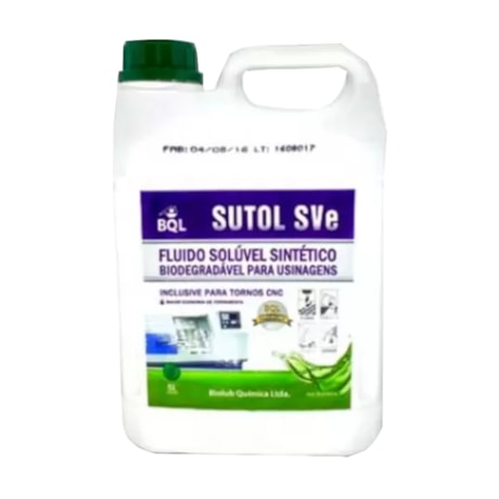 Fluído Solúvel Sintético para Usinagem Concentrado 5 Litros SUTOL SV-E BIO-LUB-b3af8142-0ec0-456a-ad53-2802f7bbde94