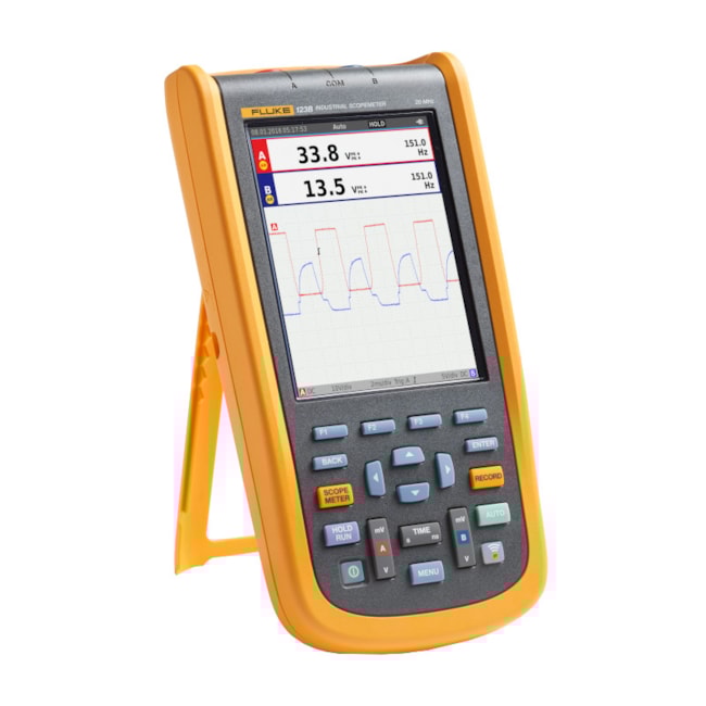FLUKE 123B Osciloscópio Industrial Portátil 20MHz FC FLUKE-927c6d33-5224-4daa-a33f-b1dc10104ca0