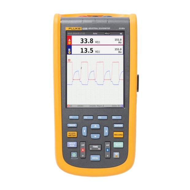 FLUKE 123B Osciloscópio Industrial Portátil 20MHz FC FLUKE-6255cb55-4dc7-4c05-967f-d9d8a759ced1