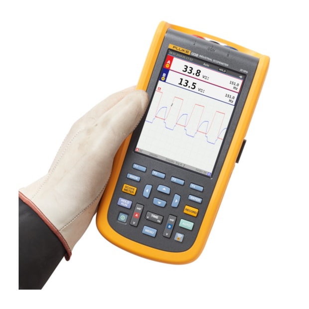 FLUKE 123B Osciloscópio Industrial Portátil 20MHz FC FLUKE-993e27c9-d8dd-4bea-9fb7-929c12e7ec51