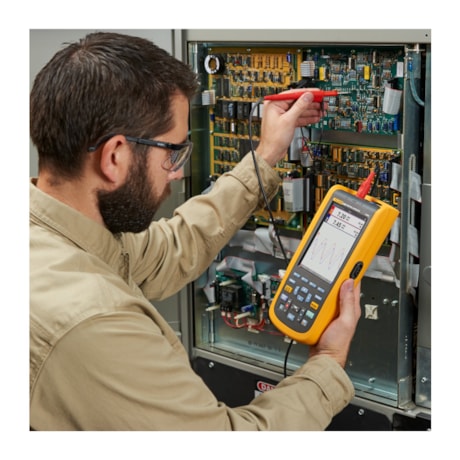 FLUKE 123B Osciloscópio Industrial Portátil 20MHz FC FLUKE-ca7f9552-240a-4694-87e8-6e8af86c4940