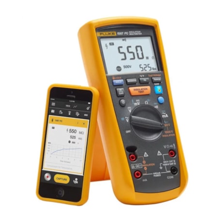 FLUKE 1587 FC Multímetro para Isolamento 1000V-28842334-53a1-4b5e-9ecc-e9cec170c928