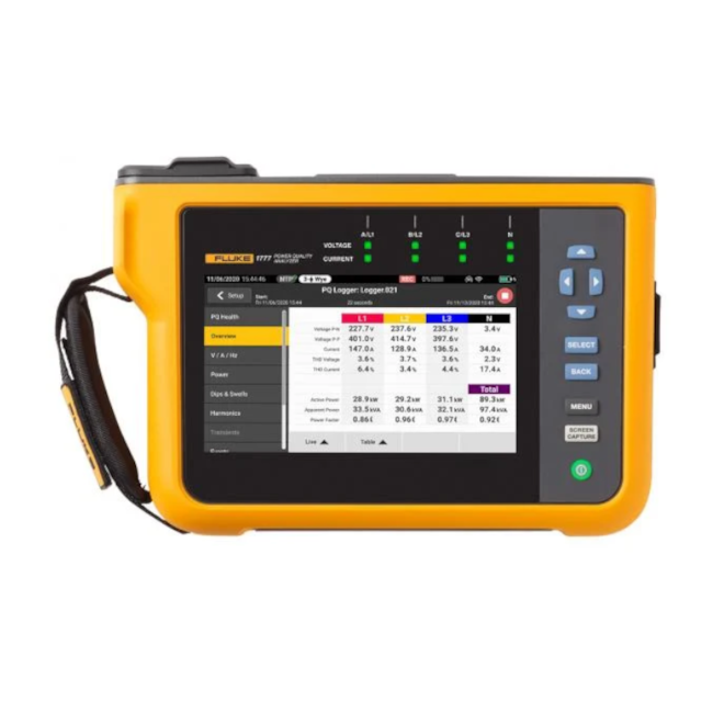 FLUKE 1777 Analisador de Qualidade de Energia Trifásico FLUKE-be962086-d0db-4baa-a084-1ea6c068472b
