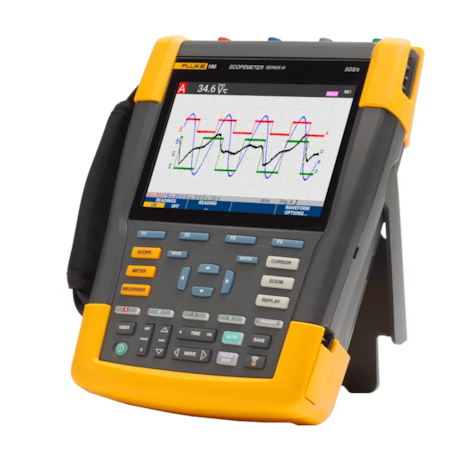 FLUKE-190-104-III-S Osciloscópio Portátil Digital 100MHZ 4 Canais Color com Kit e Software FLUKE-639403fc-1905-44d1-8ee5-7c112c51a3a6