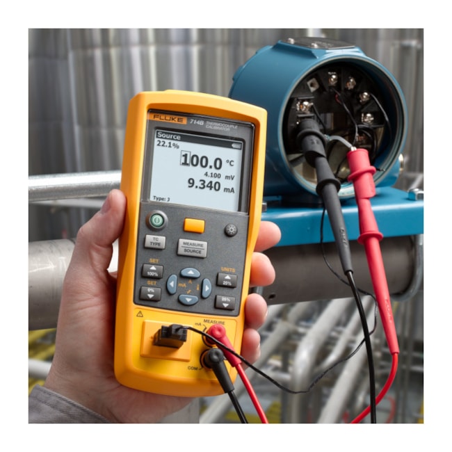 FLUKE 714B Calibrador de Termopar FLUKE-510f6c33-bb4c-4636-a50b-6e01ff0acb24