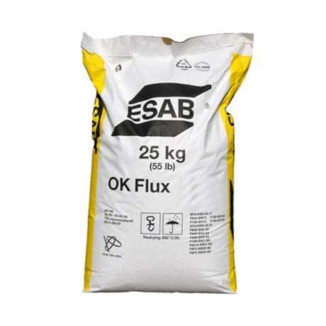 Fluxo de Solda para Arco Submerso Mig 25Kg OK FLUX 1071 ESAB