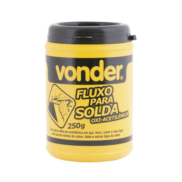 Fluxo para Solda Oxi-Acetileno Latão e Bronze 250g 7439022500 VONDER-01536c0b-776d-42c8-8029-6e5b211ca99b