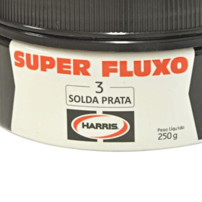 Fluxo para Solda Prata 250g SUPER FLUXO 3 HARRIS-61bb17b8-16f0-4815-befc-f34dafce7b16