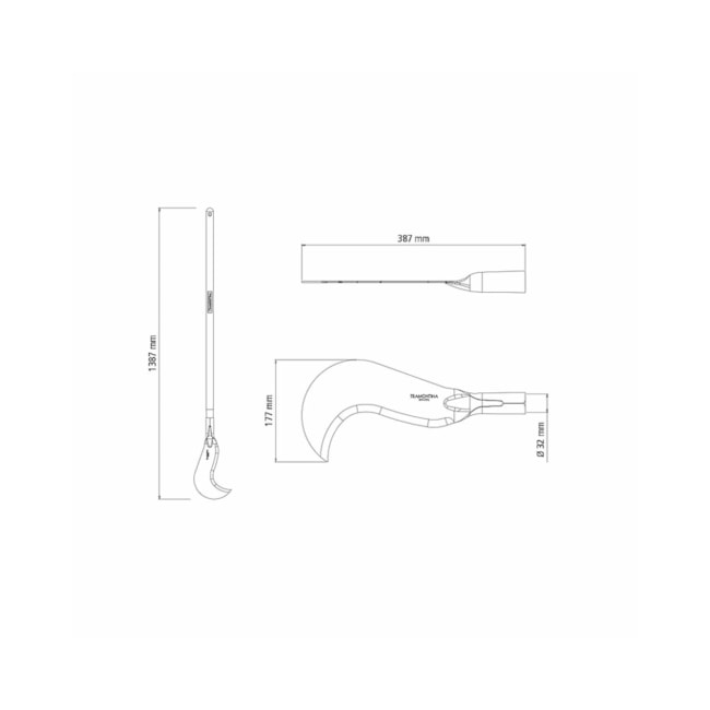 Foice Curva em Aço Cabo de Madeira 110cm 77607625 TRAMONTINA-0988da7b-dea2-4981-b43f-98441e108f27