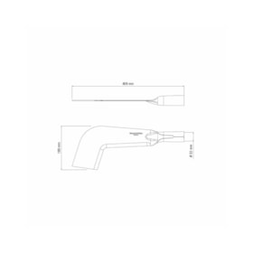 Foice Reta em Aço sem Cabo 77619135 TRAMONTINA
