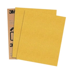 Folha de Lixa a Seco Grão 600 225x275mm 50 unidades Ouro 326U 3M