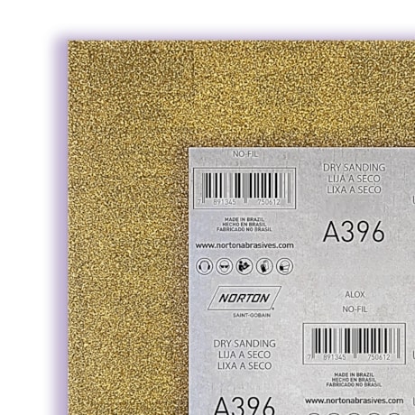 Folha de Lixa para Repintura Grão 80 230x280mm CHAMPAGNE NO-FIL A396 NORTON-45b901a4-bcaa-4327-9d3a-4cc033a05efa