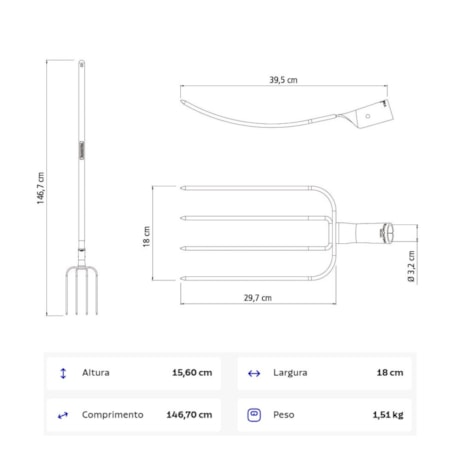 Forcado Metálico Reto de Arame 4 Dentes com Cabo de Madeira 120cm 77144544 TRAMONTINA-6d63cc05-8e2d-4d45-bfab-edddd4313924