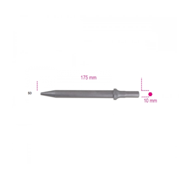 Formão para Martelo Pneumático 1940E10/SD 019400042 BETA-72c7c461-4d95-4276-b980-72f3db992c1f