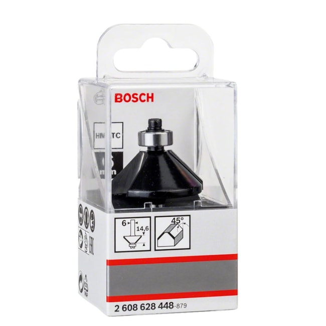 Fresa Chanfrar 35mm Haste 6mm com Rolamento 2608628448 BOSCH-eedde4db-322d-48ac-8098-5c8be643420a