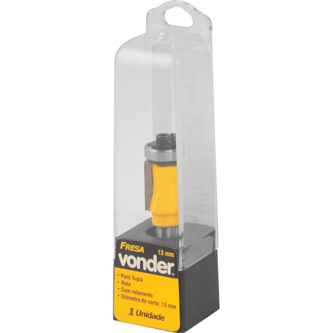 Fresa com Dentes de Metal Duro Reta para Acabamento com Rolamento 13mm 5314100013 VONDER-9fe130c6-d95f-44b6-9cec-2d5517ff0136