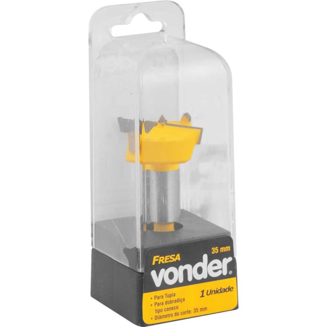 Fresa com Dentes para Dobradiça 35mm com 2 Dentes 5314100035 VONDER-f996f589-39df-44ce-ae1e-d7f6f08fccbc