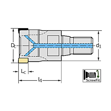 Fresa de Corte Lateral a 90º F5041.T28.032.Z05.08 WALTER-6460e0f2-c3a0-4b12-b5cf-65038745bf19