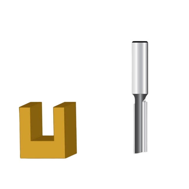 Fresa Dupla 2 Cortes 1/2