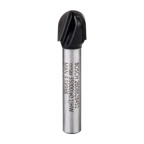 Fresa Meia Cana 9,5mm Haste 6mm 2608628451 BOSCH-82271d1d-e965-450b-ade9-69682be1831f