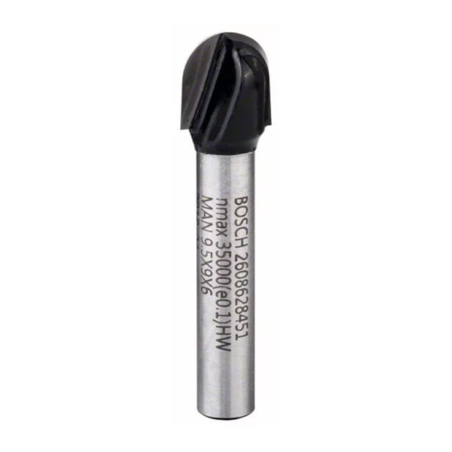 Fresa Meia Cana 9,5mm Haste 6mm 2608628451 BOSCH-ff64da76-f55d-483a-9c1f-2f3eb89a9b9c