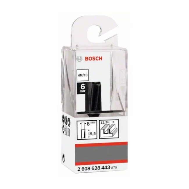 Fresa Paralela Dupla 12,7mm Haste 6mm 2608628443 BOSCH-59098323-53eb-47b8-a0c8-4da610d819ad