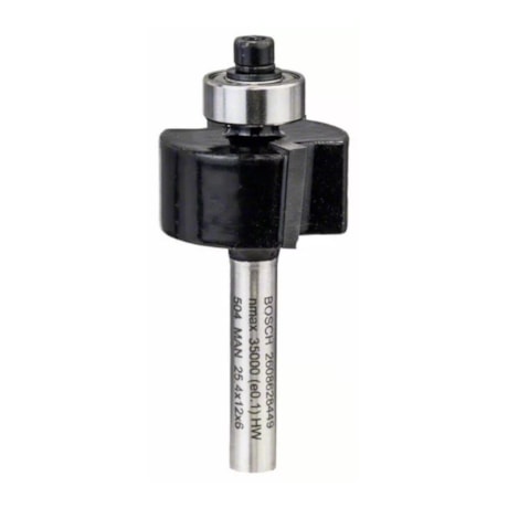 Fresa Reta 25,4mm Haste 6mm com Rolamento 2608628449 BOSCH-1388e095-c175-434e-817f-4d481e3cbf46