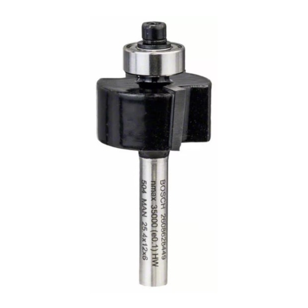 Fresa Reta 25,4mm Haste 6mm com Rolamento 2608628449 BOSCH-83a52e34-f69c-410b-8004-b25ec687bb6d