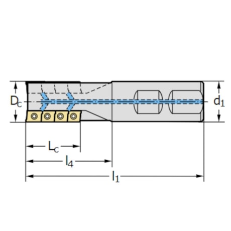 Fresa Tipo Abacaxi F2038MF08015580 WALTER-634c7626-2c0c-4c49-a2d6-6c328a52152b