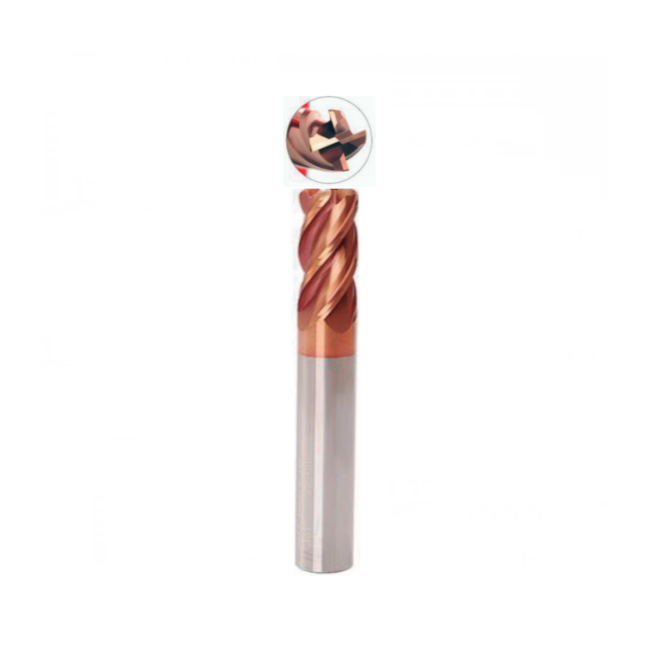 Fresa Topo com Raio 4 Cortes 8x20x100mm 55HRC Longa Tixco 5550802 HEINZ-b57e31af-932f-4b98-aa47-29b3b8bb8f36