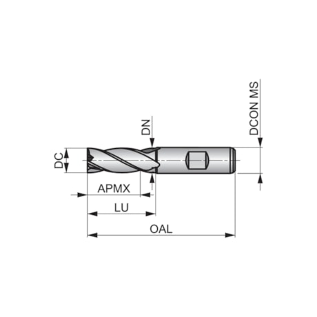 Fresa Topo Curta HSS-E 8mm 4 Canais DIN 1835B C2478.0 DORMER-d225a450-5292-409c-8491-2e5f7ed5c408