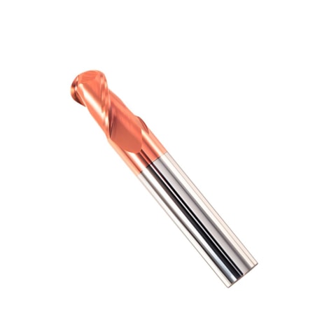 Fresa Topo Esférica HP Metal Duro 2C 6.00mm x 12 x 50 55HRC 5030600 HEINZ