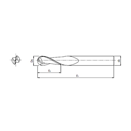 Fresa Topo Esférica Metal Duro 10,00mm 2 Cortes 902/B EVOMILL OSG-c7a3de23-6613-4710-8bc9-44d886c6aa73