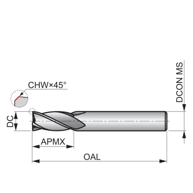 Fresa Topo HD 4C 2.0mm 6x38 S904-2.0 DORMER-690d4fcb-1228-484c-bcad-2395dd297234