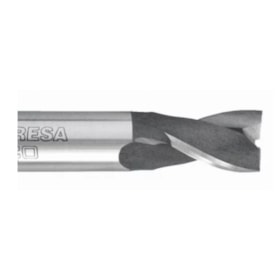 Fresa Topo Reto HSS 5,00mm 2 Cortes 1445 INDACO