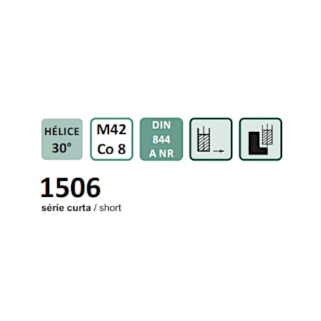 Fresa Topo Reto HSS-Co 10,00mm 4 Cortes Desbaste 1506 INDACO-6d327c8a-57d4-42e4-ab8c-5af776972957