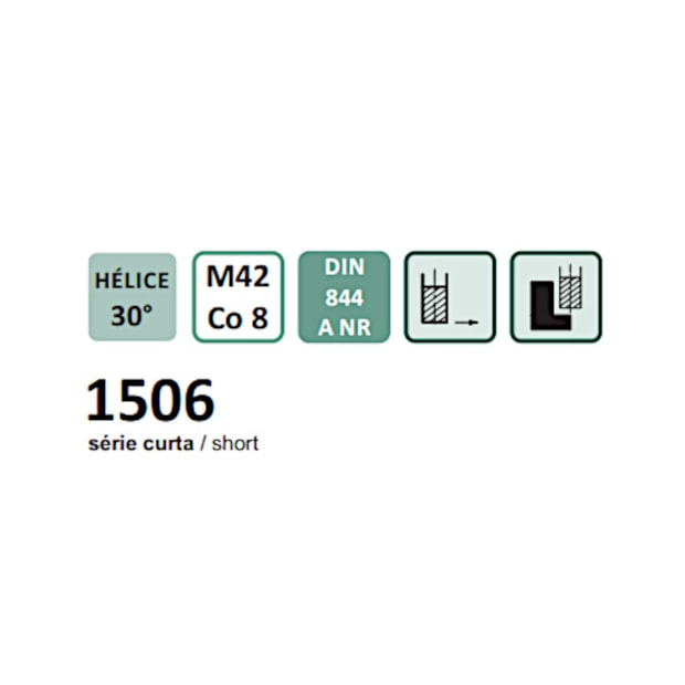 Fresa Topo Reto HSS-Co 10,00mm 4 Cortes Desbaste 1506 INDACO-759040aa-4780-43aa-bf80-23596c868bfb