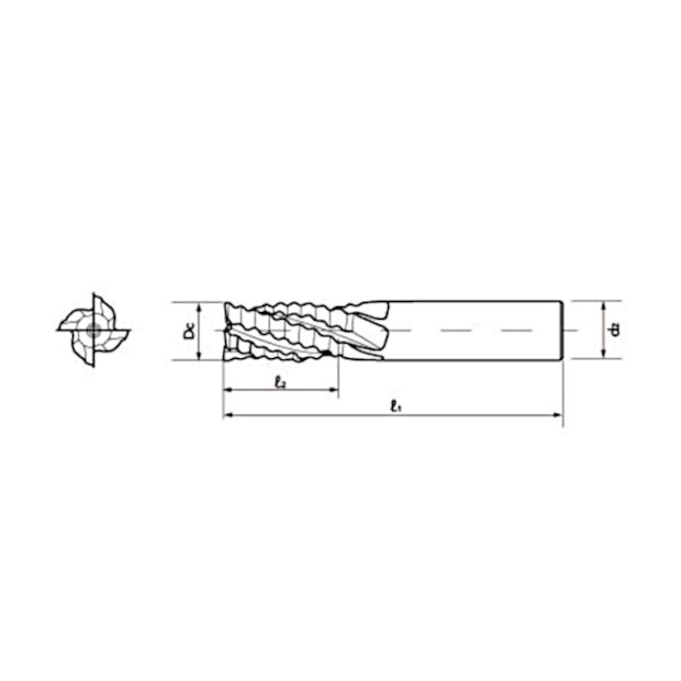 Fresa Topo Reto HSS-Co 10,00mm 4 Cortes Desbaste 834/1 OSG-b45057fe-0158-4999-80f6-a479fabfc924