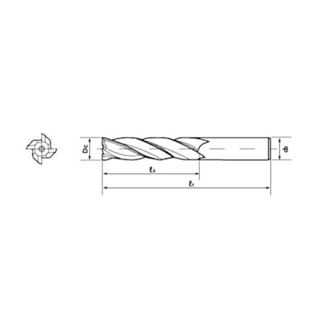 Fresa Topo Reto HSS-Co 10,00mm 4 Cortes Longa 802/2 OSG-67de2032-309d-48b7-9db8-0a598f33466f