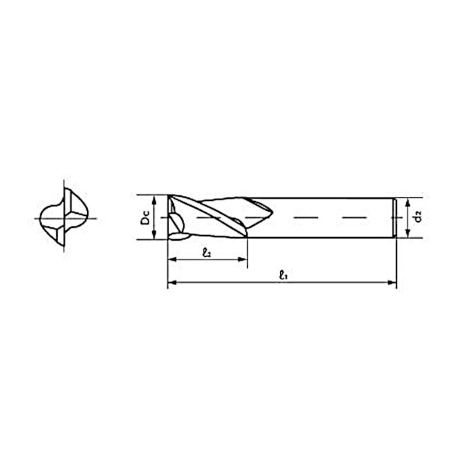 Fresa Topo Reto HSS-Co 16,00mm 4 Cortes 802/1 OSG-56a5d31b-1b5d-4f4c-a9c5-b355a2b08781
