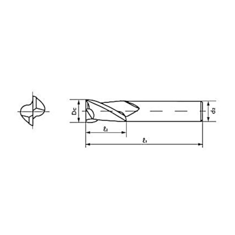 Fresa Topo Reto HSS-Co 4,00mm 4 Cortes 802/1 OSG-0db3ce7c-63db-45cd-99b4-6c8c432dd80a