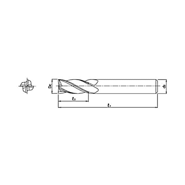 Fresa Topo Reto Metal Duro 4,00mm 4 Cortes 914 EVOMILL OSG-8c09363a-9c7f-4d69-bd75-fb557feb053e