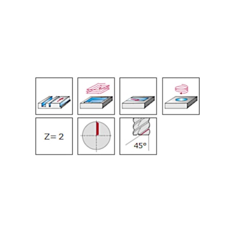 Fresa Topo Reto Metal Duro 8,00mm 2 Cortes H602551-8 PROTOTYP-1a12173f-6a4c-4877-bc3d-302b77c02b9f