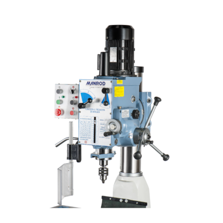 Fresadora/Furadeira de Bancada 40mm 1.100W 220V Trifásico MR-210 MANROD-64be311a-f4a2-4985-bd94-ba04c37c0ab2