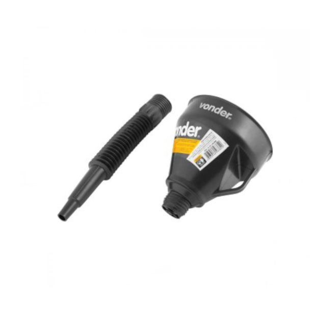 Funil Plástico Preto com Bico Flexível 140mm 5167140000 VONDER-991cc01e-c218-4378-9317-d32c671de9de