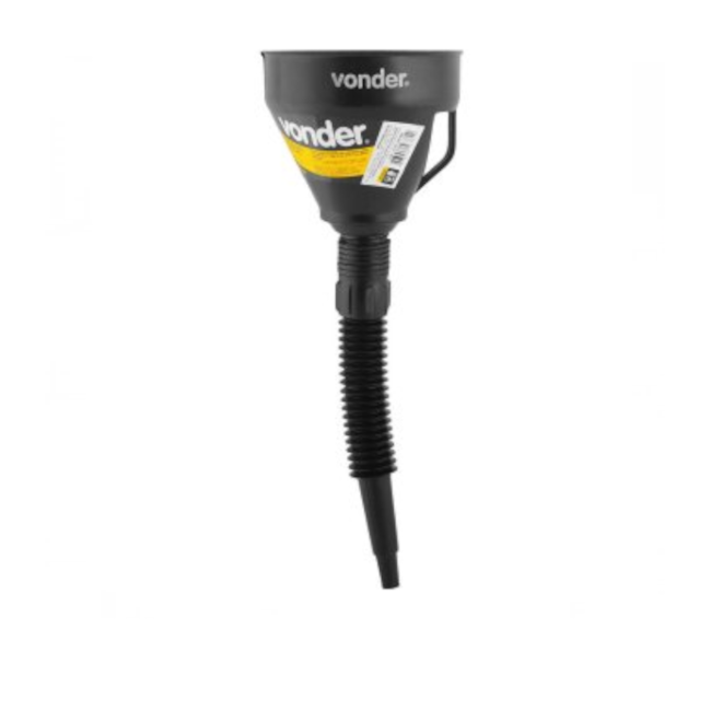 Funil Plástico Preto com Bico Flexível 140mm 5167140000 VONDER-10fa0202-ef6d-4a02-9c74-fcd67f07ba24