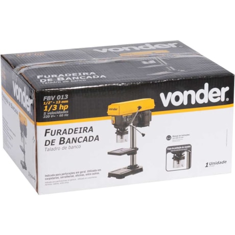 Furadeira de Bancada 13mm 1/3hp FBV013 VONDER-10dfe877-fc2a-4938-b3c9-b2b964dafbf2