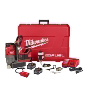 Furadeira de Base Magnética 38mm 18V com 2 Baterias 8.0Ah Carregador Bivolt e Maleta 2788-22HD MILWAUKEE